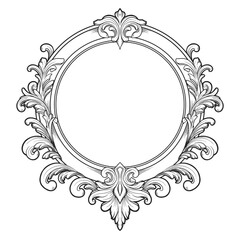 Elegant Vintage Wedding Frame Ornaments