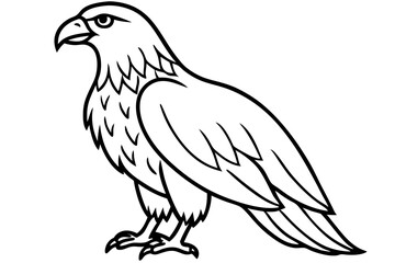 Majestic Eagle Outline