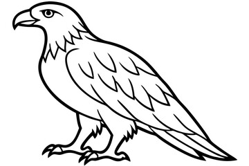 Majestic Eagle Outline
