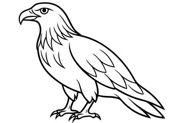 Majestic Eagle Outline