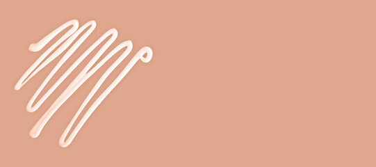 Cream lines on Mocha and Mousse, brown background with copy space, cream forms soft pattern for...