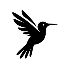 Obraz premium Hummingbird silhouette