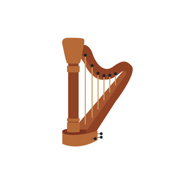 recommend clip art: Harp instrument vector emoji symbol sign icon illustration