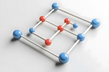 Clean Entity Relationship Diagram Frame for Technical Visuals