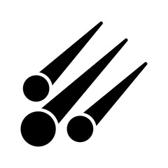 Meteor Shower Vector Icon