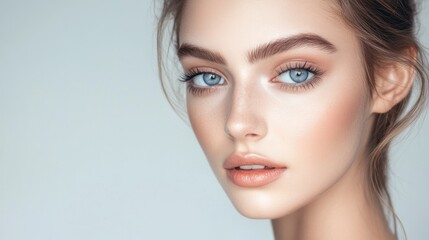 Obraz premium Natural beauty with captivating eyes