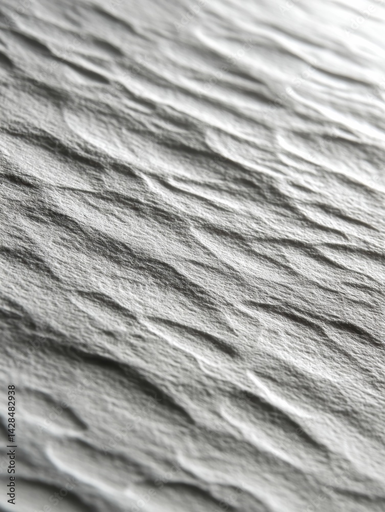 Aufkleber close up of embossed paper texture with soft lighting showcasing intricate patterns and natural shad