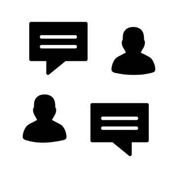 Testimonial Database Vector Icon