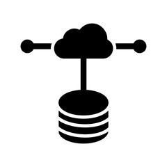 Secure Data Center Vector Icon