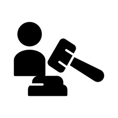 Prosecutor Vector Icon