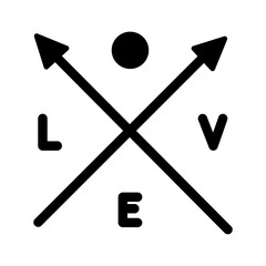 Love Arrow Vector Icon