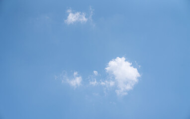 Sky Blue,Cloud Background,Horizon Summer, landscape nature sunrise in Winter,Spring panorama banner.
