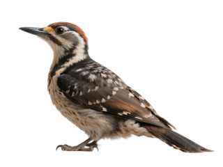 Woodpecker – Vibrant Red-Headed Forest Bird, Majestic Wildlife, Isolated On White Transparent Background PNG Object Cut Out Social Media Advertisement Banner Label Poster Download