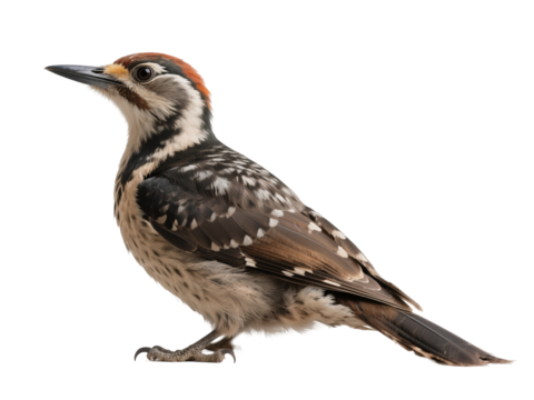 Woodpecker – Vibrant Red-Headed Forest Bird, Majestic Wildlife, Isolated On White Transparent Background PNG Object Cut Out Social Media Advertisement Banner Label Poster Download