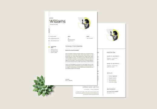 Modern Clean Resume and CV Template