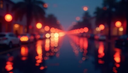 Blurred bokeh lights against a dark backdrop create a magical atmosphere , christmas, event, dark