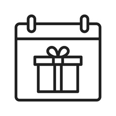 Calendar icon vector image. Suitable for mobile apps, web apps and print media.