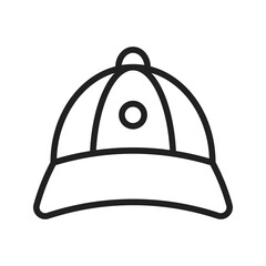 Cap icon vector image. Suitable for mobile apps, web apps and print media.