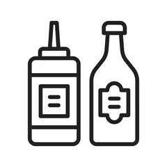 Condiments icon vector image. Suitable for mobile apps, web apps and print media.