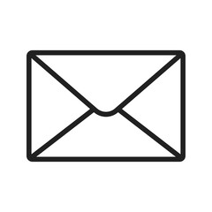 Envelope icon vector image. Suitable for mobile apps, web apps and print media.