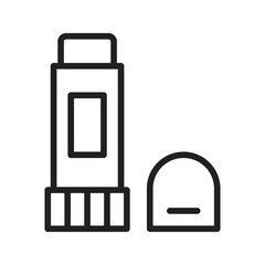 Glue Stick icon vector image. Suitable for mobile apps, web apps and print media.