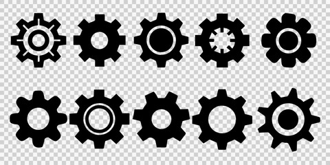 Gear Installation Icon Set. Gear Wheel Icon. Gear Wheel Icons. Gear Installation Icon Collection. Installation Icons Megapack.