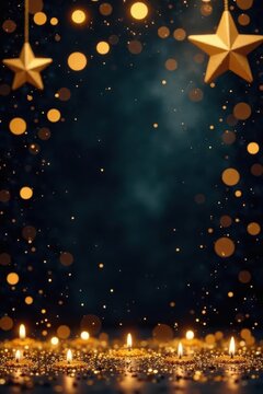 Gilded celebratory backdrop for birthdays, Xmas, NYE, gold, new year, backdrop