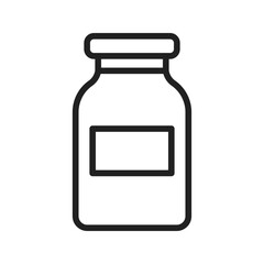 Jar icon vector image. Suitable for mobile apps, web apps and print media.