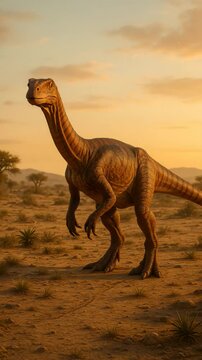 Plateosaurus in Golden Light
