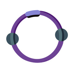 Modern Purple Fitness Ring Pilates Equipment with Grip