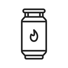Natural Gas icon vector image. Suitable for mobile apps, web apps and print media.