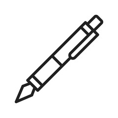 Pen icon vector image. Suitable for mobile apps, web apps and print media.