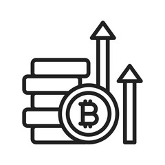 Profits icon vector image. Suitable for mobile apps, web apps and print media.