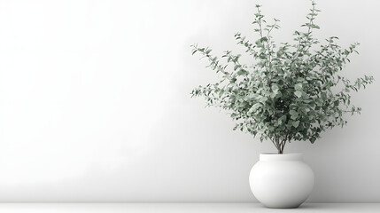 Elegant indoor plant arrangement modern home gallery photography minimalist design fresh vibe