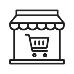 Retailer icon vector image. Suitable for mobile apps, web apps and print media.