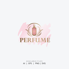Perfume Bottle Logo Design - Elegant Fragrance Emblem