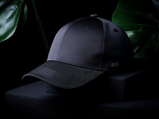 Dark Gray Cap on Platform