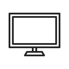 Tv icon vector image. Suitable for mobile apps, web apps and print media.