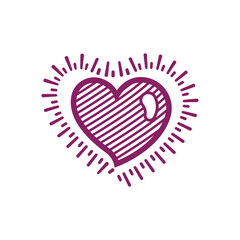 Love logo vector illustration design template