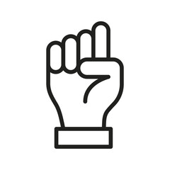 Activism icon vector image. Suitable for mobile apps, web apps and print media.