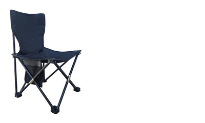 Black folding chair