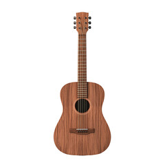 Acoustic guitar, showcasing its intricate craftsmanship and timeless design