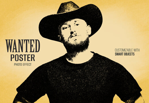 Wanted Poster Photo Effect
