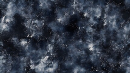 Obraz premium Dark, moody, abstract marble-like texture pattern.
