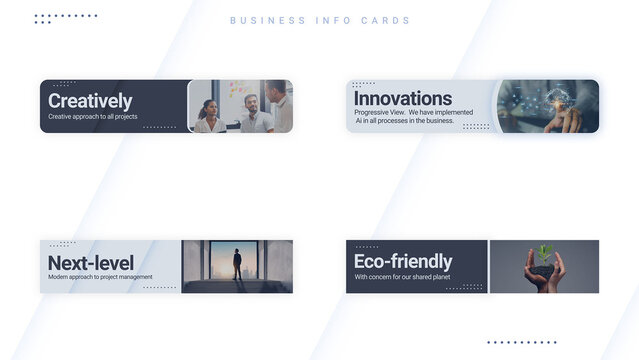 Business Info Cards