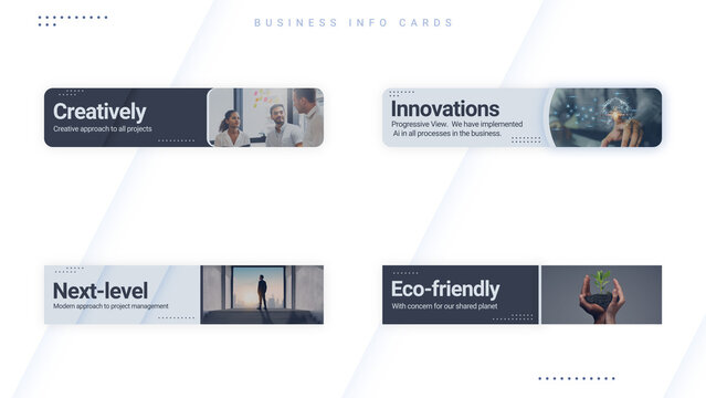 Business Info Cards