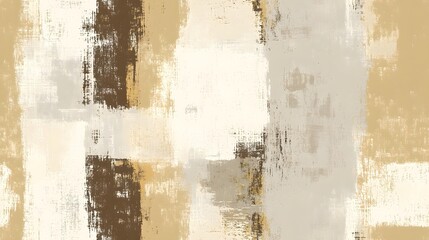 Abstract painting featuring muted tones and textured brushstrokes.