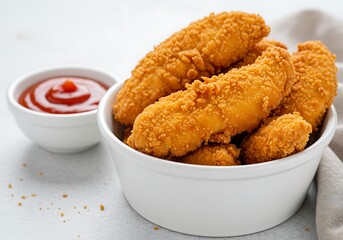 Chicken nuggets in a bowl