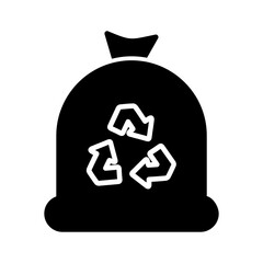 Trash Bag Vector Icon