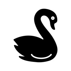 Swan Vector Icon
